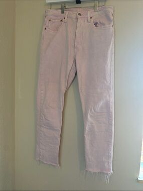 14. Levi's Pastel Pink High-Rise Jeans